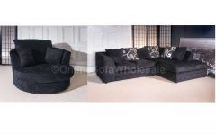 Corner Sofa and Swivel Chairs