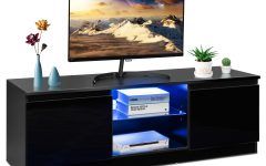 15 Ideas of Black Gloss Tv Stands