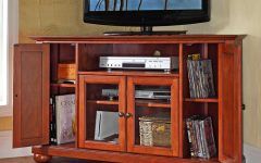 15 The Best Corner Tv Cabinets with Glass Doors