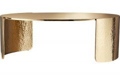 The Best Cuff Hammered Gold Coffee Tables