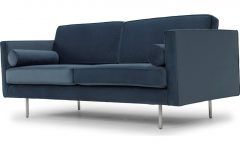 2024 Best of Brayson Chaise Sectional Sofas Dusty Blue