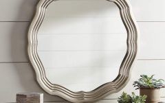 Gold Scalloped Wall Mirrors