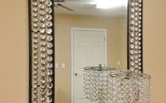 2024 Latest Wall Mirrors with Crystals