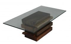 2024 Popular Reclaimed Wood and Glass Coffee Tables