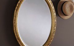 15 Best Collection of Nickel Framed Oval Wall Mirrors