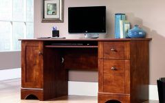 The 15 Best Collection of Wood Center Drawer Computer Desks