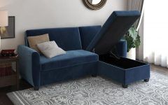Twin Nancy Sectional Sofa Beds with Storage