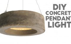 Diy Concrete Pendant Lights