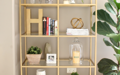 15 Collection of Gold Bookcases