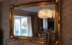 25 Inspirations Large Antique Gold Mirrors
