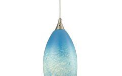 15 Ideas of Turquoise Blue Glass Pendant Lights