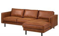 15 Best Florence Mid Century Modern Right Sectional Sofas Cognac Tan
