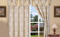 20 Photos Elegant Comfort Luxury Penelopie Jacquard Window Curtain Panel Pairs