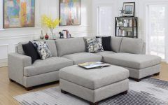 2pc Burland Contemporary Chaise Sectional Sofas