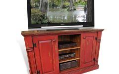 The 15 Best Collection of Rustic Red Tv Stands