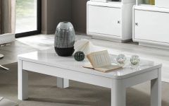 The Best White Gloss and Maple Cream Coffee Tables
