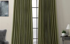 20 Best Collection of Faux Linen Extra Wide Blackout Curtains