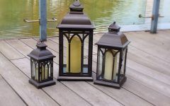 20 Collection of Set of 3 Outdoor Lanterns