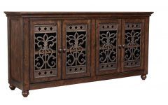 30 The Best White Wash Carved Door Jumbo Sideboards