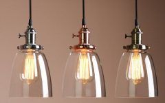 15 Collection of Industrial Glass Pendant Lights