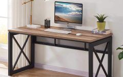 Black Wood and Metal Office Desks