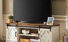 15 Best Collection of Glass Shelves Tv Stands for Tvs Up to 65"