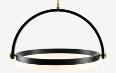 Top 15 of Brass and Black Led Island Pendant