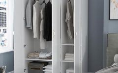 2024 Popular Wardrobes with 3 Hanging Rod