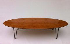 Oval Wooden Coffee Tables