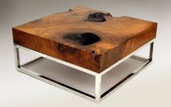15 Ideas of Unusual Wooden Coffee Tables