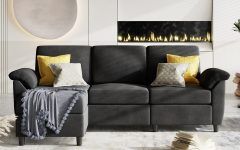 15 Inspirations 3 Seat L Shaped Sofas in Black