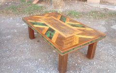 15 Photos Smoked Barnwood Cocktail Tables