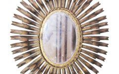 15 Best Collection of Brass Sunburst Wall Mirrors
