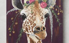 Giraffe Canvas Wall Art