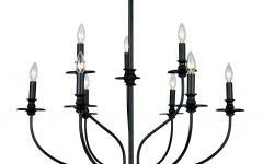 2024 Best of Giverny 9-light Candle Style Chandeliers