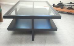 Modern Glass Contemporary Coffee Table