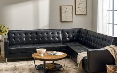15 Inspirations Faux Leather Sectional Sofa Sets