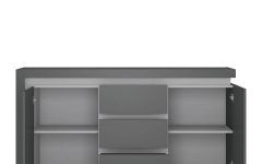 The 15 Best Collection of High Gloss Grey Sideboards