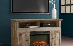 2024 Popular Chicago Tv Stands for Tvs Up to 70" with Fireplace Included