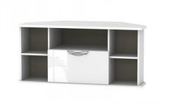 15 Collection of Gloss White Corner Tv Unit