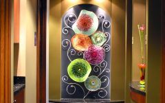 20 Photos Blown Glass Wall Art