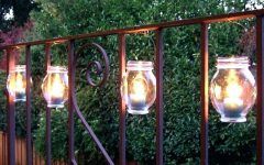Outdoor Hanging Lanterns with Candles