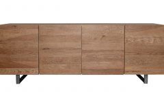 30 Collection of 4 Door Wood Squares Sideboards