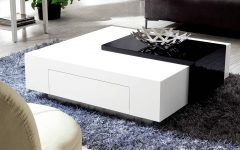 2024 Popular White and Black Coffee Tables