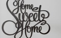 Laser Engraved Home Sweet Home Wall Decor