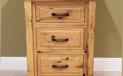 15 Ideas of Hickory Wood 5-drawer Pedestal Desks