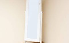 Full Length Free Standing Mirrors with Drawer
