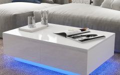 15 Best Collection of Led Coffee Tables with 4 Drawers