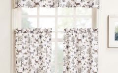 2024 Latest Forest Valance and Tier Pair Curtains