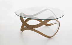 2024 Best of Round Glass Coffee Tables Wood Base